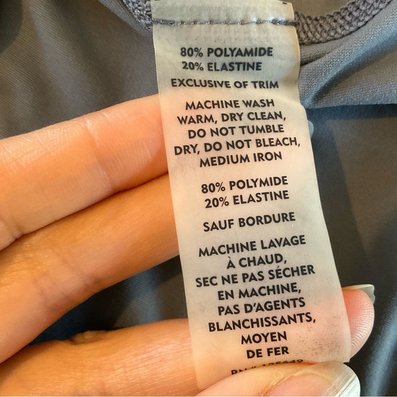 NWT Aether Total Eclipse Wonder Athletic Tank Top Womens 2 Graphite Sheer Panels - Picture 10 of 12